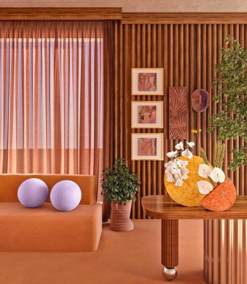 Mid-Century monochrome. Photo courtesy of @masquespacio_ana