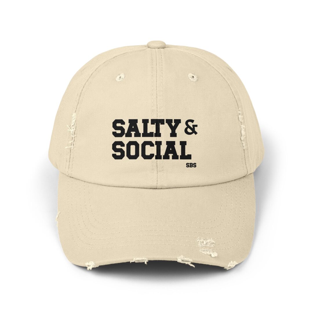 SALTY & SOCIAL Distressed Hat