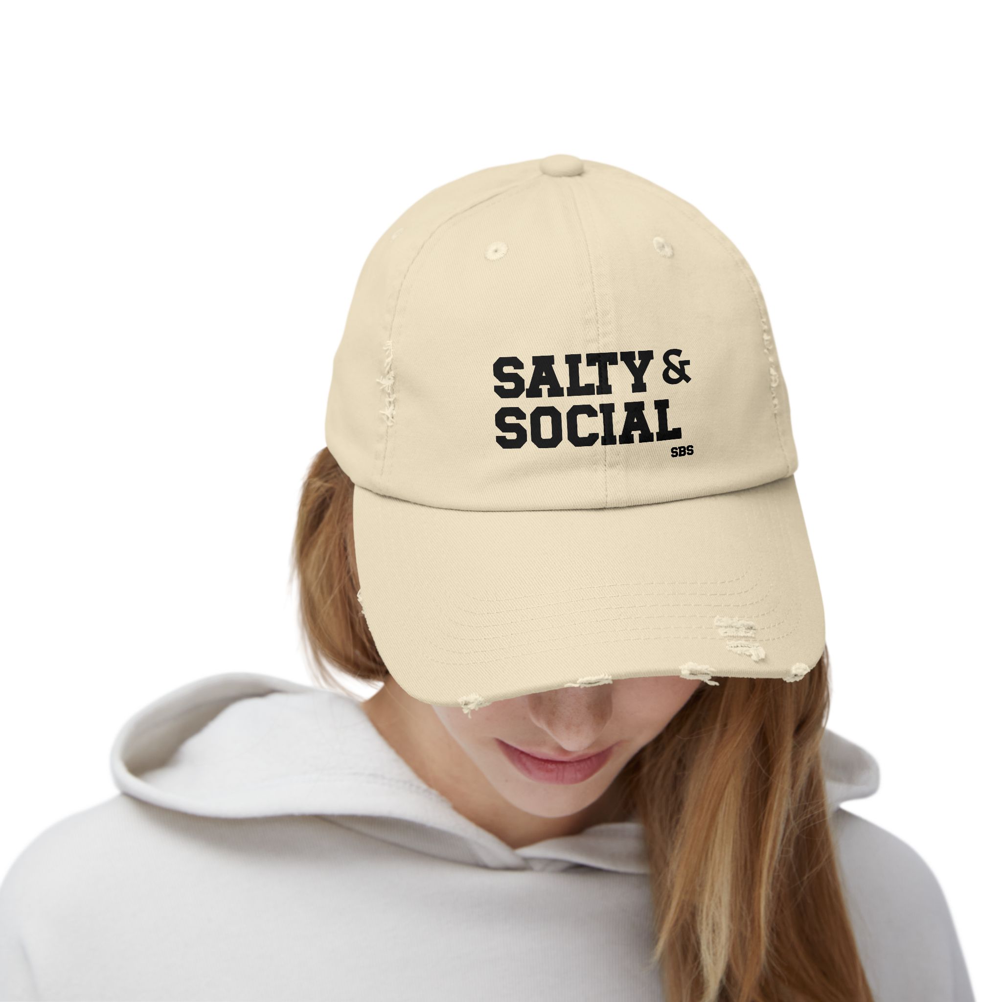 SALTY & SOCIAL Distressed Hat - Image 4